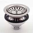 Deluxe basket strainer