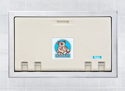 horizontal baby changing unit