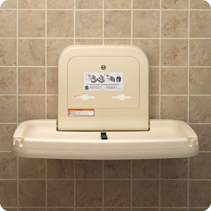 baby changing table for commercial restrooms