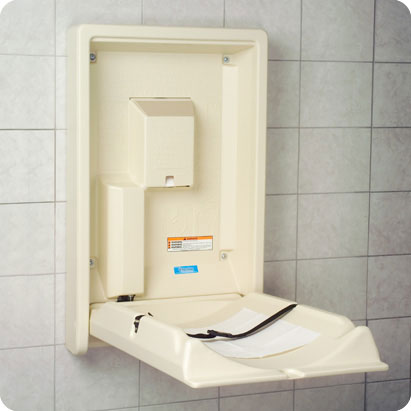 baby diaper changing station wall