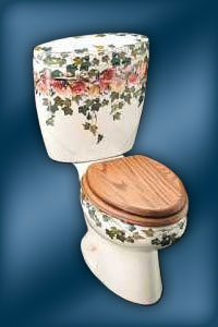 Kohler Peonies and Ivy Couture Toilet
