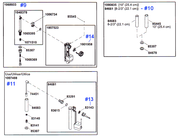 second image of Revival toilet repair parts second image of Revival toilet repair parts