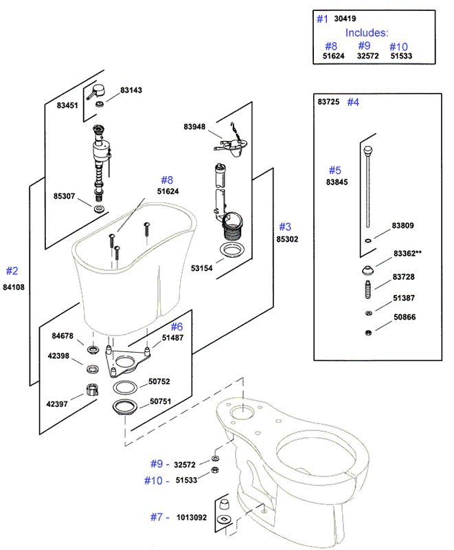 Fleur Toilet by Kohler