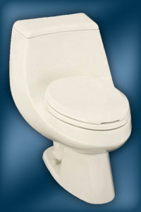 Kohler San Martine one-piece toilet with seat activated flush