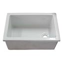 Fireclay dual mount sink