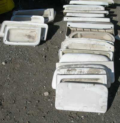 sometimes you'll find lots of tank lids