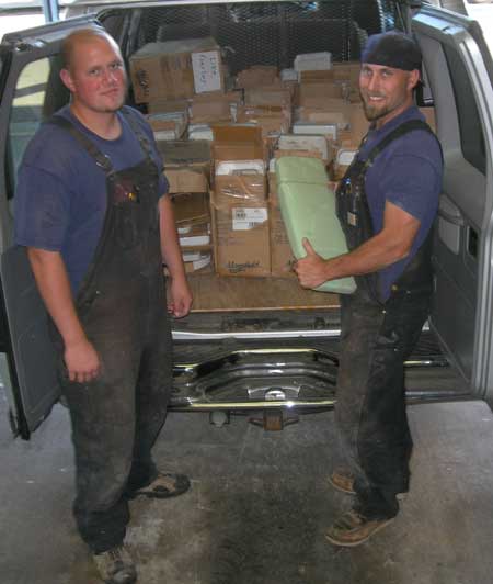 these plumbers were very happy to help us get more toilet tank lids