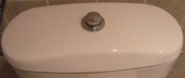 Tahiti toilet tank lid cover top