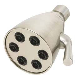 brushed nickel showerhead