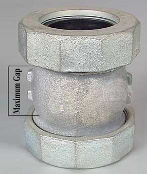 Galvanized Compression Fittings Aka Dresser Fittings