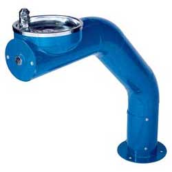 Single bowl drinking fountain