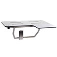 Reversible shower bench