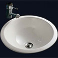 Porcelain bathroom sink