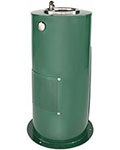 Chilled single bowl pedestal drinking fountain