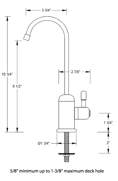 Faucets For Reverse Osmosis Systems