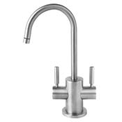 Dual handle contemporary style hot/cold faucet