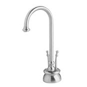 Dual handle transitional style hot/cold faucet