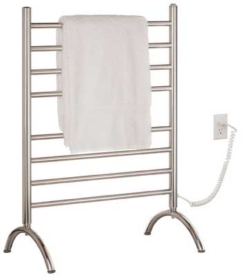 Heat Rails Clothes Drying Rack Free Standing Electric Towel Warmer