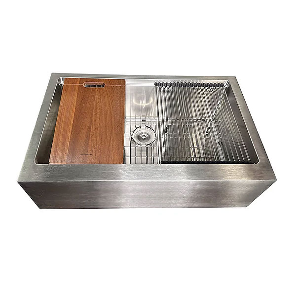 Starstar Sink Protector Stainless Steel For Rear Drain Kitchen