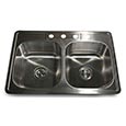 Nantucket single bowl drop-in sink