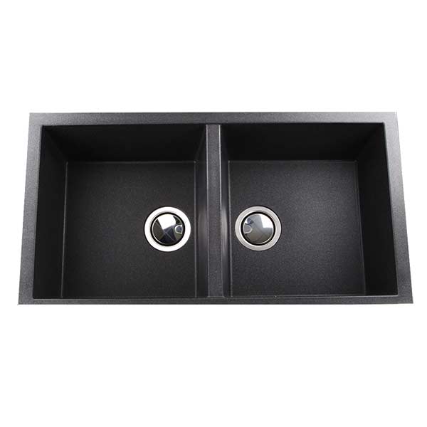 50 Double Bowl Undermount Granite Sink