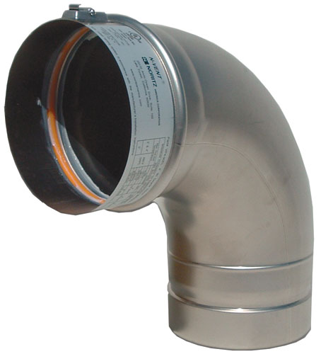 image of Noritz 90 degree elbow venting component