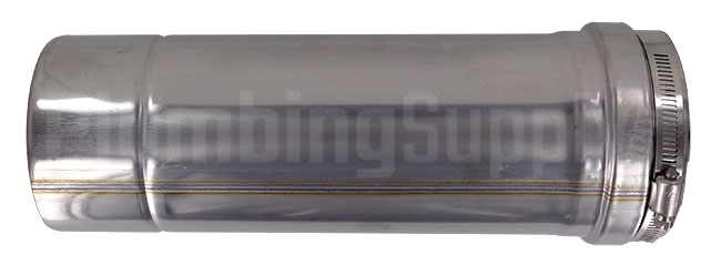 Straight vent pipe