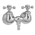 Vintage style downspout tub filler