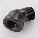 Oil rubbed bronze 45-degree street elbow fitting