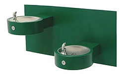 ADA compliant outdoor wall mount water fountain