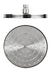 Disc-style outdoor shower head