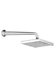 Tapered shower arm with 8-inch square head