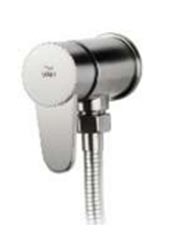 Romeo single lever outdoor shower valve with bottom port