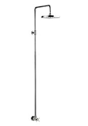 Contemporary single inlet wall mount shower