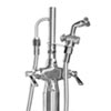 freestanding hot and cold water shower
