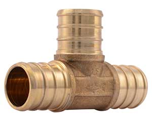 PEX 3/4-inch barbed tee