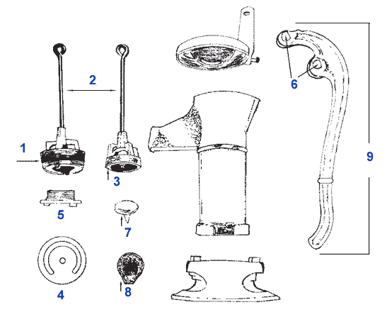 100 ft Hand Pump System, Hand Well Pump Kit