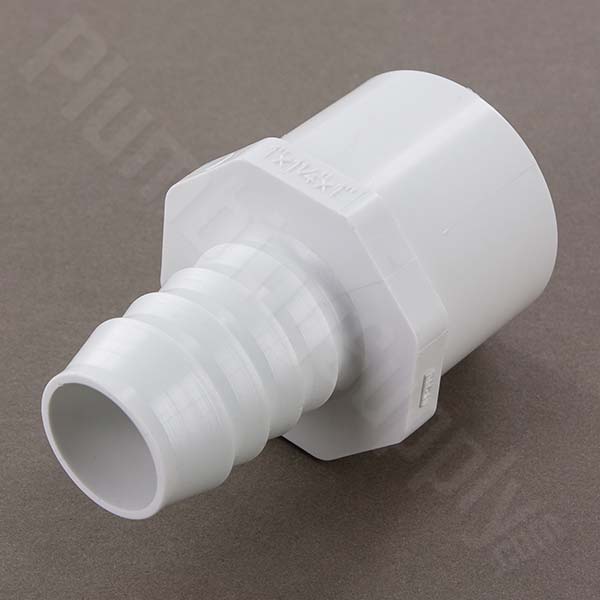 barbed x slip/spigot adapter