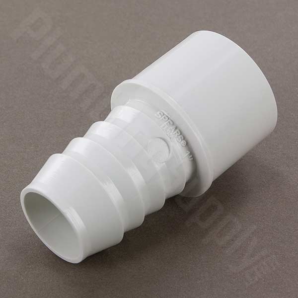 barbed x spigot adapter