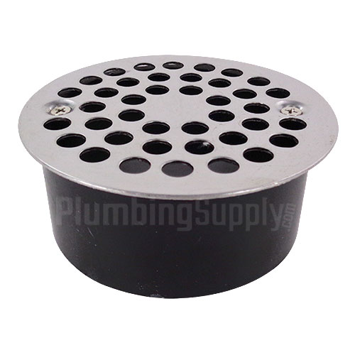 PVC General Purpose Floor Drain with 5 inch Stainless Steel