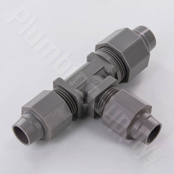 3/8 T x 1/2 NPT Compression Brass Fitting - Female Connector (Tube to  Female Pipe)