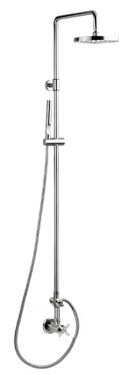 Cold water shower and handshower pool shower