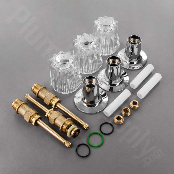 Price Pfister Repair Parts For Three Handle Tub Shower Series