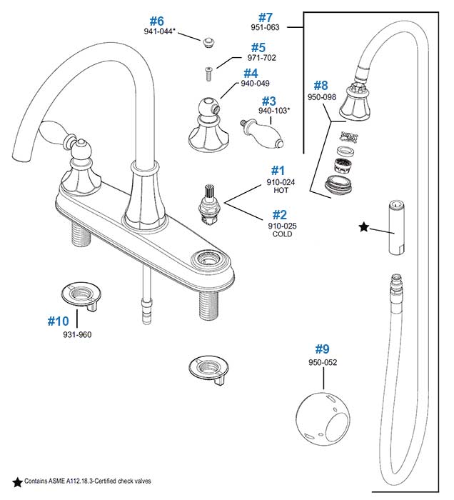 kitchen faucet repair parts        <h3 class=