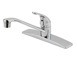 Single handle kitchen faucet