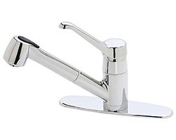 Single handle kitchen faucet
