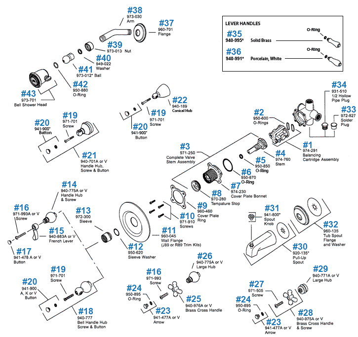 Pfister Bathroom Faucet Parts Diagram Image Of Bathroom And Closet