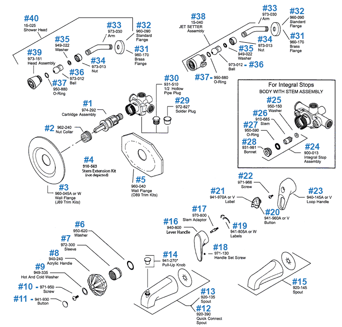 Pfister Bathroom Faucet Parts Image Of Bathroom And Closet