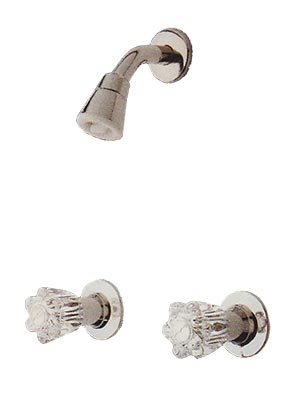 Two handle shower with Winsor handles