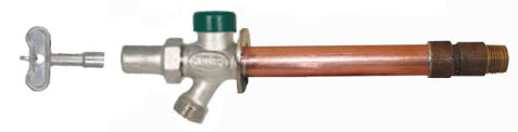 an image of the Prier model P-264 vandal proof freezeless wall hydrant
